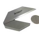 Taytools 469508 1-1/2 Inch Machinist Center Finder Square Tools Steel with Tapered Pinned Joint Overall Length 3-1/4 Inches