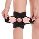 Knee Brace for Men Women Knee Pain Meniscus Tear Arthritis Patella Dislocation Best Osteoarthritis Adjustable Compression with Memory Stabilizers for ACL MCL Breathable for Injury Recovery XL