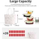 Lunch Bag for Women Adult Large Insulated Lunch Box Girl Cute Corduroy Lunch Tote Bags Reusable Leakproof Cooler Work Picnic
