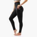 SINOPHANT High Waisted Leggings with Pockets Women, Full Length Capri Buttery Soft Stretchy Yoga Pants Small, 3 Pack