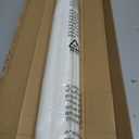 LazBlinds No Drill Roman Shades for Windows, Cordless Light Filtering Window Shades with UV Protection, Polyester Fabric for Bedroom & Living Room, 33" W x 64" H, Off White