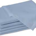 Encasa XO B Grey Cloth Napkins Set of 6, 17"x17" | Solid Color Cotton Dinner Napkins | Washable & Reusable Napkins for Dining Table Fall Decoration, Holiday & Christmas Festivals