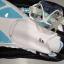 Hawaii Divers Orca Jr Snorkel Set-Includes Mask, Snorkel, Fins & Carry Bag Size S/M 4 1/2- 8 1/2