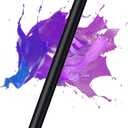 Active Stylus Pen for iPhone/iPad/Android, Kenkor Pencil with Dual Touch Function, Rechargeable Digital Fine Point Pen for Apple iPad Pro/Air/Mini/iPhone/Cell Phone/Samsung/Tablet Drawing & Writing (Black)