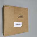 Mooliwe 50 Pcs 4 x 2.5 x 2.5 Inch Pink and White Striped Gable Boxes for Valentines Party Favors Bulk Pink Small Paper Treat Goodie Gifts Box with Clear Window Handle for Baby Shower Birthday Wedding