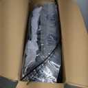 Fit CRV Car Seat Covers Premium Leather for Honda CRV cr-v 2011-2025 2026. Waterproof Breathable, Scratch-Resistant & All-Weather Seat Cushion Protector (Full Set, Gray & Black)