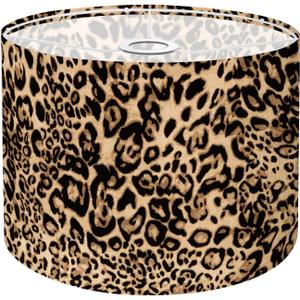 Drum Lamp Shade Seamless leopard pattern leopard fur animal print Lampshade for Floor Lamps Table Lamps Pendant Light 8.9"x11" Linen Lampshades Replacement Large Lamp Shade