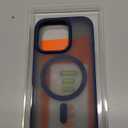 TORRAS for iPhone 16 Pro Case Translucent Matte Blue | Compatible with MagSafe, Military Grade Drop Protection, Stronger Magnetic, Shockproof Airbag, Color Button, Slim Anti-Scratch