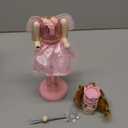 Joliyoou Christmas Nutcracker Figures, 12 Inch Wooden Nutcracker Pink Fairy Queen Holding A Snowflake Wand, Xmas Nutcracker Mantel Ornaments Tabletop Centerpieces Festival Shelves Decorations