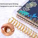 CAGIE 2026 Planner Weekly and Monthly, Jan-Dec 2026 8.3 x 9.3 Inch Hardcover Spiral Bound, 13 Tabs and Pocket, Floral Daily Planner for Women, Perfect 2026 Yearly Calendar Planner
