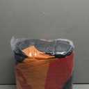 12 Ft Long Christmas Inflatable Black Santa Rides in a Sleigh Pulled by Three Reindeer with Gift Box, African American Christmas Decorations Built-in LED Lights Blow up Xmas Decor for Yard Lawn Garden