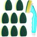 Dish Wand Sponge Refills, Dish Sponge with Handle, Dishwand Refills, Non Scratch Dish Wand Refill Replacement Pack, Dish Scrubber with Handle Kitchen Dishwand Pads with Soap Dispenser for Cleaning