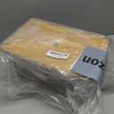 Hudgan Stackable Storage with Bamboo Top for Laundry Room Organization, Extra Large Trash Bag/Garbage Bag Dispenser, Under Sink Organizer, Pantry Organizers