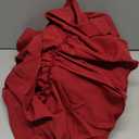 Spooktacular Creations 5Pcs Halloween Renaissance Medieval Dress Costume Women, Fairy Peasant Irish Cottagecore Dress (X-Large, Burgundy Dress With Accessories)