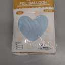 Pink Heart Shaped balloons Pack of 12,18 Inch Love Valentine Balloons Heart Romantic Balloons For Valentines Day Propose Marriage Wedding Bridal Shower Engagement Party Decorations (12 Baby Pink Blue Olive)