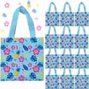 20 Pcs Cartoon Party Favor Bags,Reusable Hawaiian Gift Non-woven Bags with Handles for Animation Themed Party Decorations