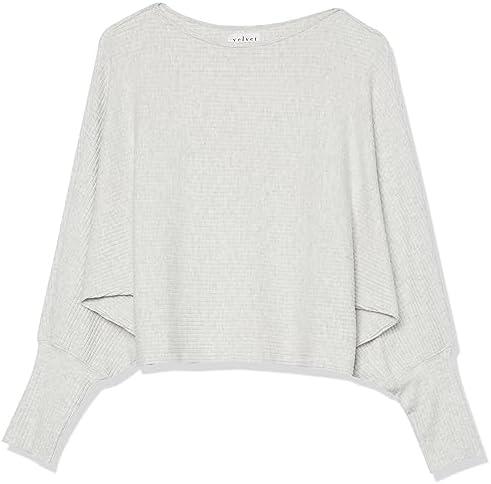 Velvet by Graham & Spencer Women's Pepper Boatneck Lux Rib Sweater, XL