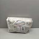 Timeper Beige Cream Pleat Back Tab Velvet Curtains W104 x L96 inches 1 Panel, Room Darkening Solid Home Decor Curtains for Bedroom Living Dining Room Thermal Insulated Luxury Super Soft Window Drapes