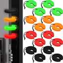 16 Pack Door Finger Pinch Guard, Glow in The Dark Foam Door Stopper from Slamming for Safety & Protection for Emergency Medical Services Firefighter Accessories