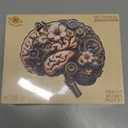 Wooden Puzzles for Adults, Mechanical Brainstem Wooden Jigsaw Puzzles, Flat Puzzle with 3D Visual Effect, Brain Wood Puzzles Adult, Unique Shape Wall Art Canvas Puzzle Gift (L-13.4 * 12.6in-250Pcs)