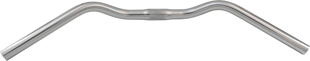 Bike Handlebar Aluminum Alloy Bicycle Handlebars for Fixed Gear Bikes MTB Road Bikes 600 * 25.4mm Silver