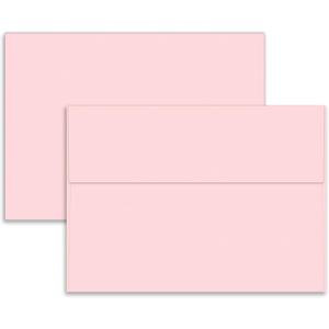 YINUOYOUJIA 4X6 Envelopes for Invitation, A6 Envelopes Self Seal for Cards,PhotosWedding, Birthday, Party, Babay Shower (Pink)