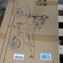 Kids Electric Motorcycle, 300W, 3 Speeds, Ages 3-7, EBike for Kids，Red, 86 inches x 25 inches x 51 inches