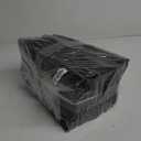 Extra Large Moving Bags with Zippers & Carrying Handles, Heavy-Duty Storage Tote for Space Saving Moving Storage, Fold Flat, Alternative to Box and Bin - 12 Pack, Black (12 Pack-24 Gal)
