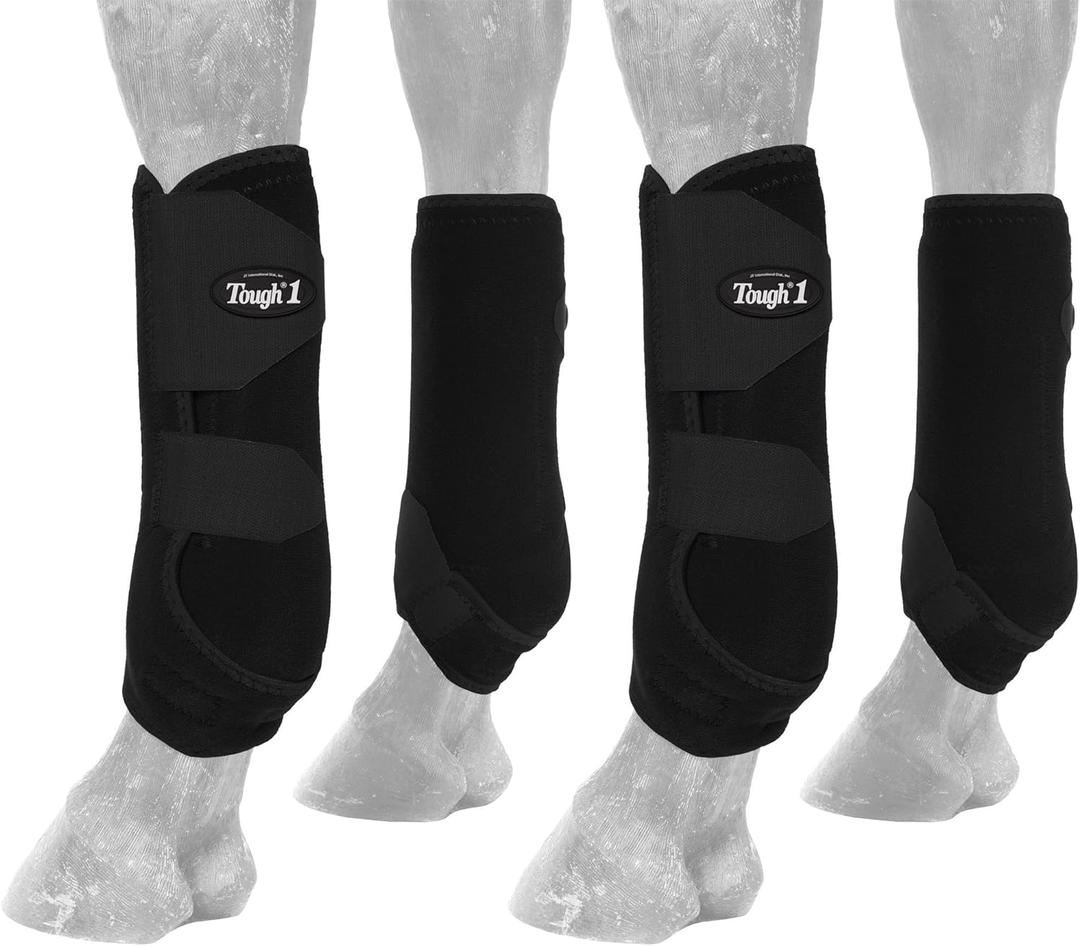 Tough 1 Extreme Vented Sport Boots Set (Medium, Black) Tough 1 Extreme Vented Sport Boots Set (Medium, Black)