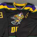 Charlie Conway 96 Mighty Ducks Jersey Stitched Movie Hockey Jersey for Men Green S-3XL(99 Black,Medium)