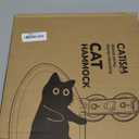 Cat Window Perch - Foldable Cat Hammock for Window, Soft Seat Machine Washable, Solid Wood Frame, 4 Suction Cups, Cats Window Hammock Load Weight Up to 40lbs