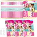 Unique Barbie Party Bags - Barbie Party Decorations - 24 Goodie Bags, Checklist - 24 Guests - Birthday Decorations