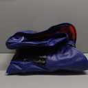 YIYI Inflatable Snow Sled with Handles, Red/Blu