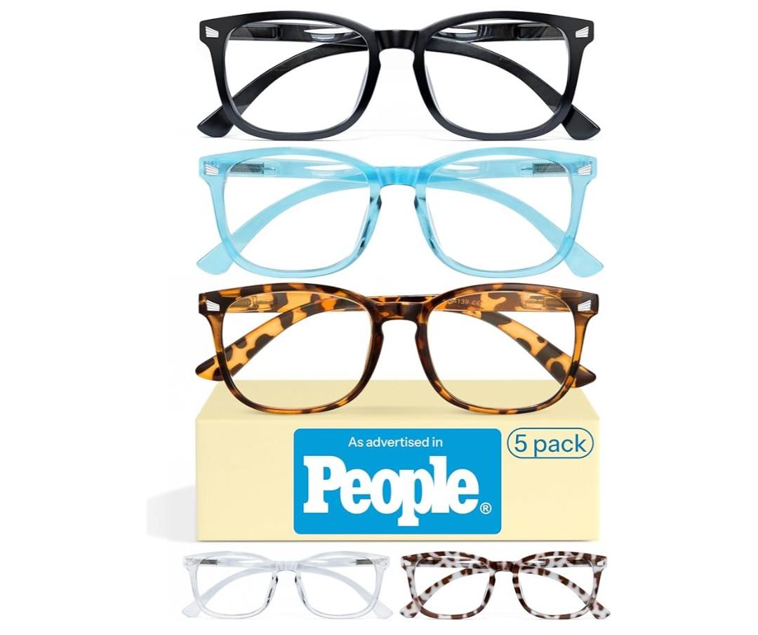 CCVOO 3.0 Reading Glasses for Women, Eye glasses, Blue Light Readers for Women, Cheaters