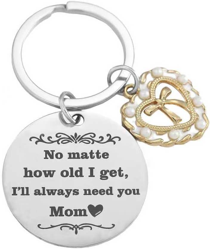 2 x Lapsia Gifts for Mom - Meaningful Keychain, Christmas, Mothers Day, Birthday Gift from Daughter or Son