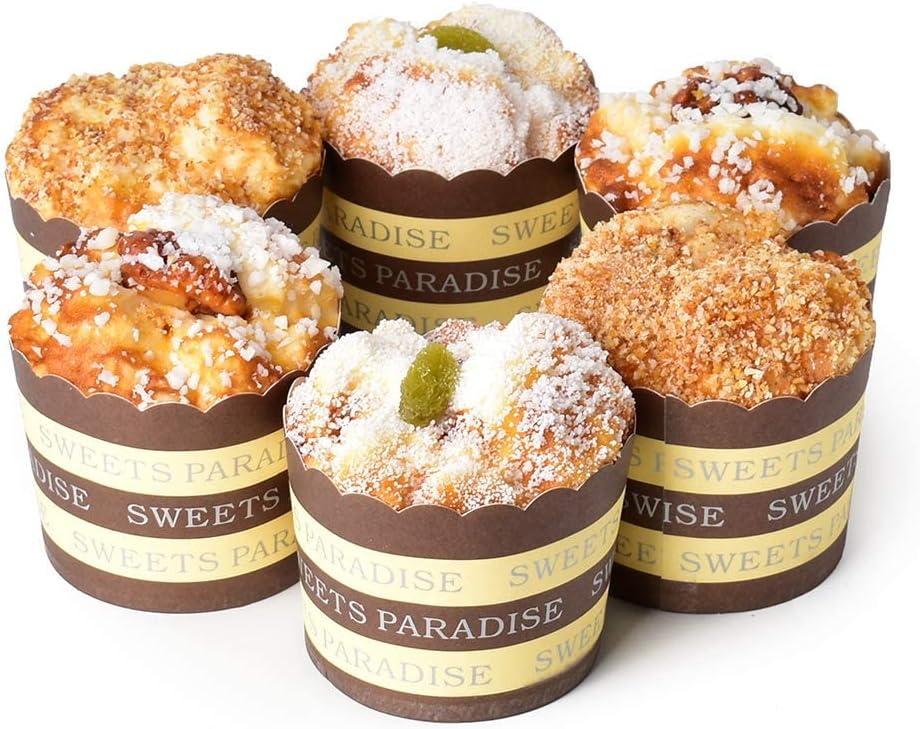 Fake Cupcake Simulation Sprinkle Artificial Food Cake Mixed Play Food Model Kitchen Decoration 6 pcs