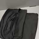 IVAPUPU 2 Pack 4FT Table Cloth for Rectangular Fitted Events Stretch Black Table Covers Washable Spandex Spring Tablecloth Protector for Party, Wedding, Cocktail, Banquet, Festival