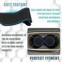 BestEvMod Compatible with Mach E Accessories 2021-2026 PVC Interior Anti Dust Cup Holder Inserts Center Console Liner Mats 18-pcs Set (V3 Blue)
