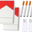 Bubble Cigarette Blower 2 Kit,Bubble Cigarette Stress Relief Toy Mini Bubble Blower Sticks Box Bubbles Toy Relaxation Birthday Christmas Party Gift for Men Women