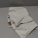 Throw Pillow Covers 18x18 Set of 2  Solid Decorative Pillow Cases for Couch, Sofa, Bed  Square Cushion Covers with Piping (No Insert) Misty White