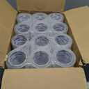 PANDRI Packing Tape, 36 Rolls Heavy Duty Clear Packaging Tape for Shipping Packaging Moving Sealing, 2 inches Wide, 65 Yards Per Roll, Total 2340 Yards