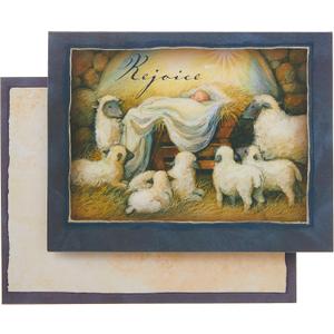 LANG - "Rejoice", Boxed Christmas Cards, Artwork by Susan Winget - 18 Cards with 19 Envelopes - 5.38 x 6.88 Inches