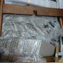 COLAMY Wooden Dining Chairs Set of 2, Modern Fabric Upholstered Kitchen Chairs, Farmhouse Dining Room Chair with Foot Pegs, Camel