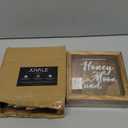 Juvale Honeymoon Fund Box Wedding Decorations for Reception - 7 x 7 Inch Wooden Rustic Wedding Card Box