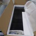 GHC Floating TV Stand, Wall Mounted Entertainment Center and Cabinet Shelf, TV Console with StorageMedia Console for DVD Player, Space-Saving Under TV Shelf for Bedroom, Living Room (Black)