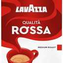 Lavazza Qualità Rossa Ground Coffee, Medium Roast, Arabica and Robusta Blend, 8.8 oz Brick, Set of 3