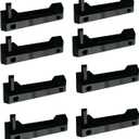 8Pcs Mounting Feet for ToughBuilt StackTech,Mounting Plate Brackets Cleats Compatible with ToughBuilt StackTech,Black