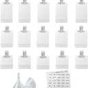 19PCS Travel Pouches for Toiletries, TSA Approved Travel Size Containers, Leak Proof Travel Empty Squeeze Pouches for Shampoo, Conditioner, Lotion & Creams (30/50/100ml)