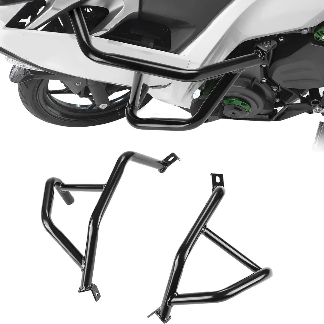 KEMIMOTO Motorcycle Ninja 400 250 Crash Cage Highway Stunt Cage Crash Bar Engine Guard Side Frame Falling Protector Bumper Ninja 400 250 2018-2024 Accessories