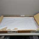 LOAAO 20X30 Gold Bathroom Mirror, Rounded Rectangle Gold Frame Mirror, Brushed Gold Bathroom Vanity Mirror Wall-Mounted, Anti-Rust, Hangs Horizontally or Vertically